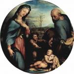Доменико Беккафуми. Святое семейство с Иоанном Крестителем. Около 1515-1525. Мюнхен. Старая пинакотека